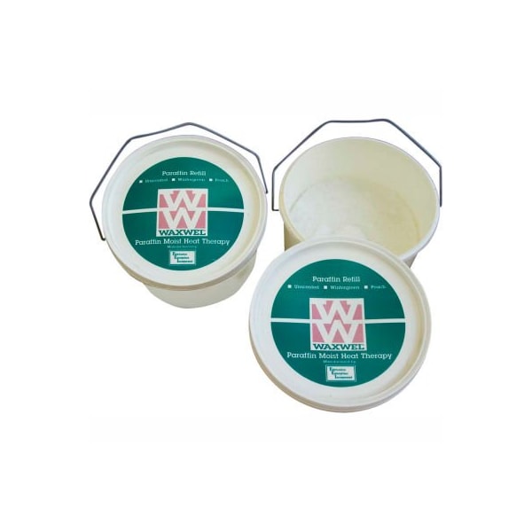 WaxWel Paraffin Bath Refill, 3 lb. Beads in Bucket, Peach Fragrance